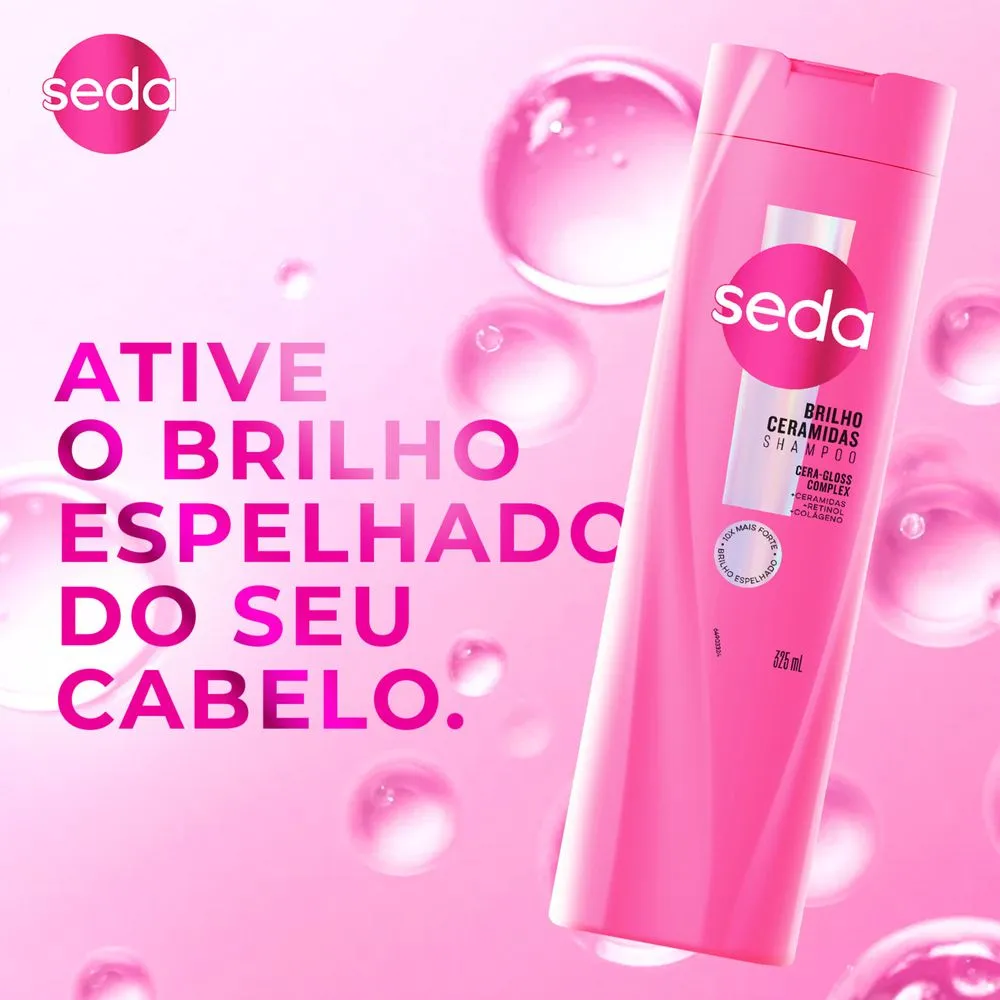 Shampoo Seda Brilho Ceramidas 325ml — foto 5