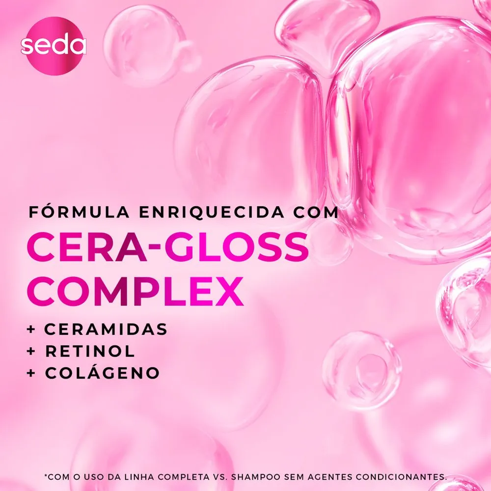 Shampoo Seda Brilho Ceramidas 325ml — foto 6