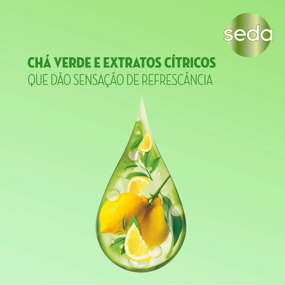 Shampoo Seda Joias da Natureza Chá Verde + Cítricos 325ml — foto 8