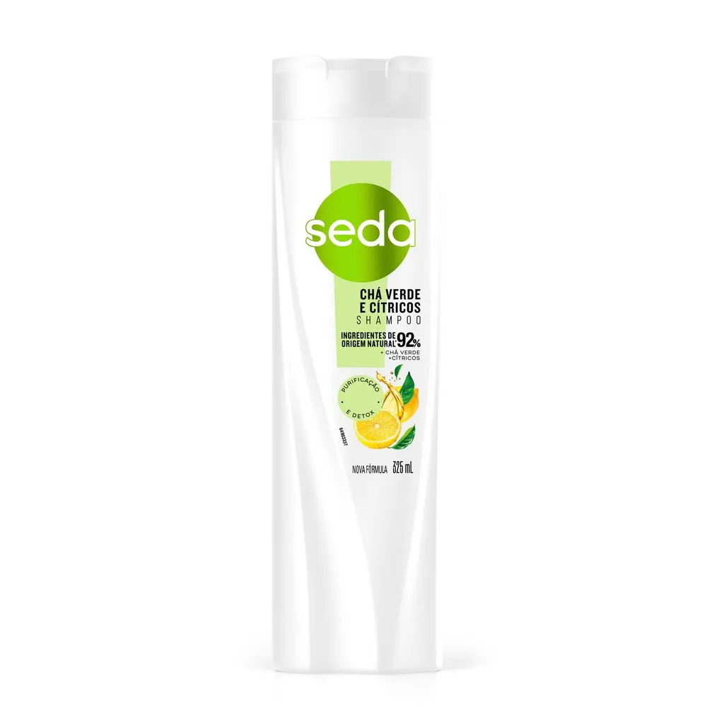 Shampoo Seda Joias da Natureza Chá Verde + Cítricos 325ml — foto 2