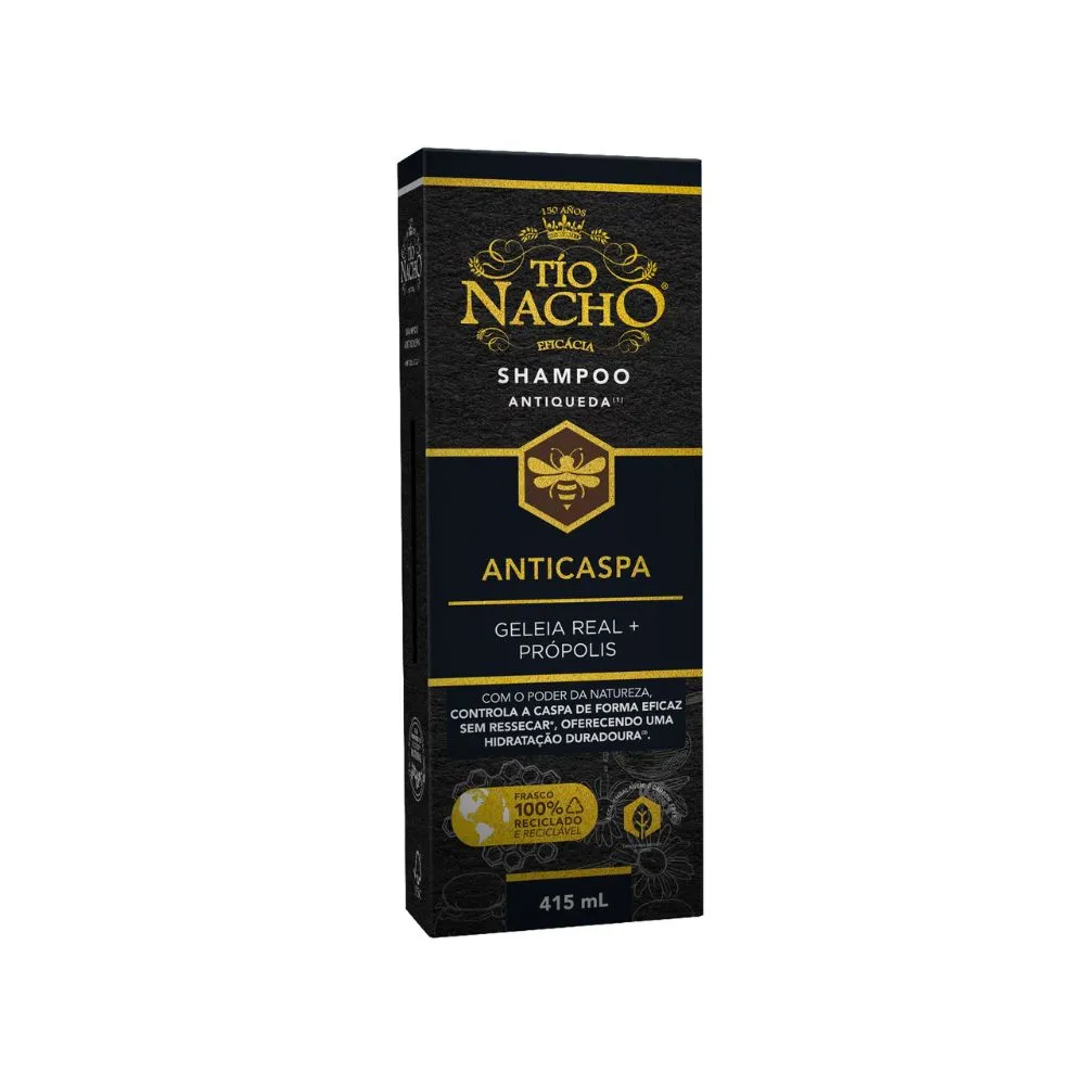 Shampoo Tío Nacho Anticaspa Antiqueda 415ml