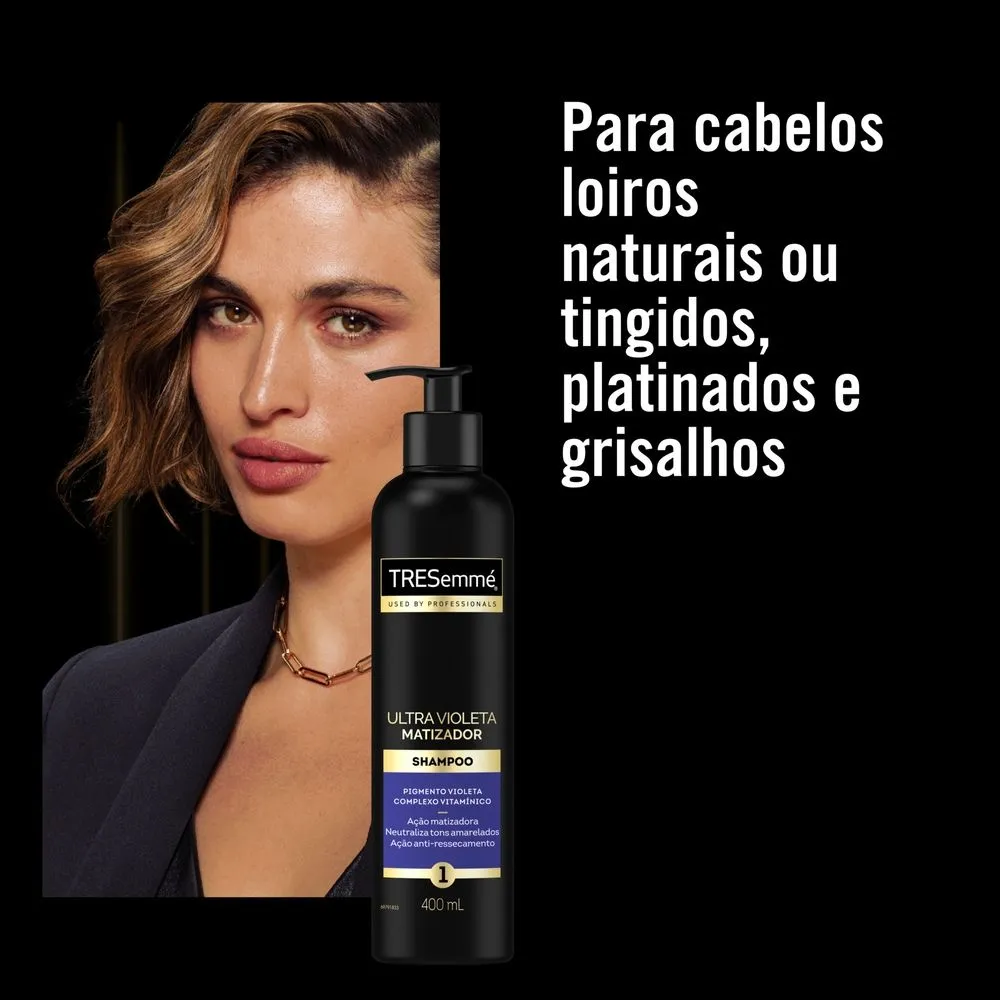 Shampoo TRESemmé Ultra Violeta Matizador 400ml — foto 5