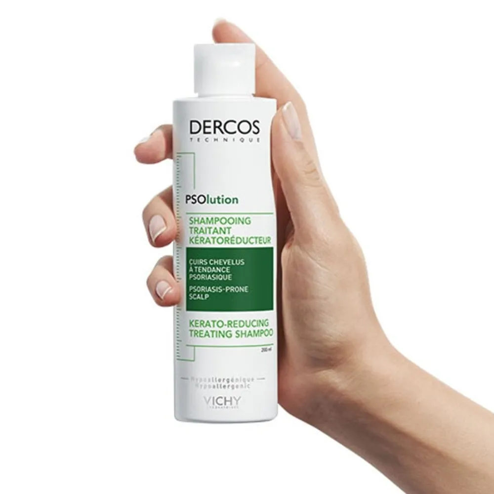 Shampoo Vichy Dercos PSOlution Queratorregulador 200g — foto 2
