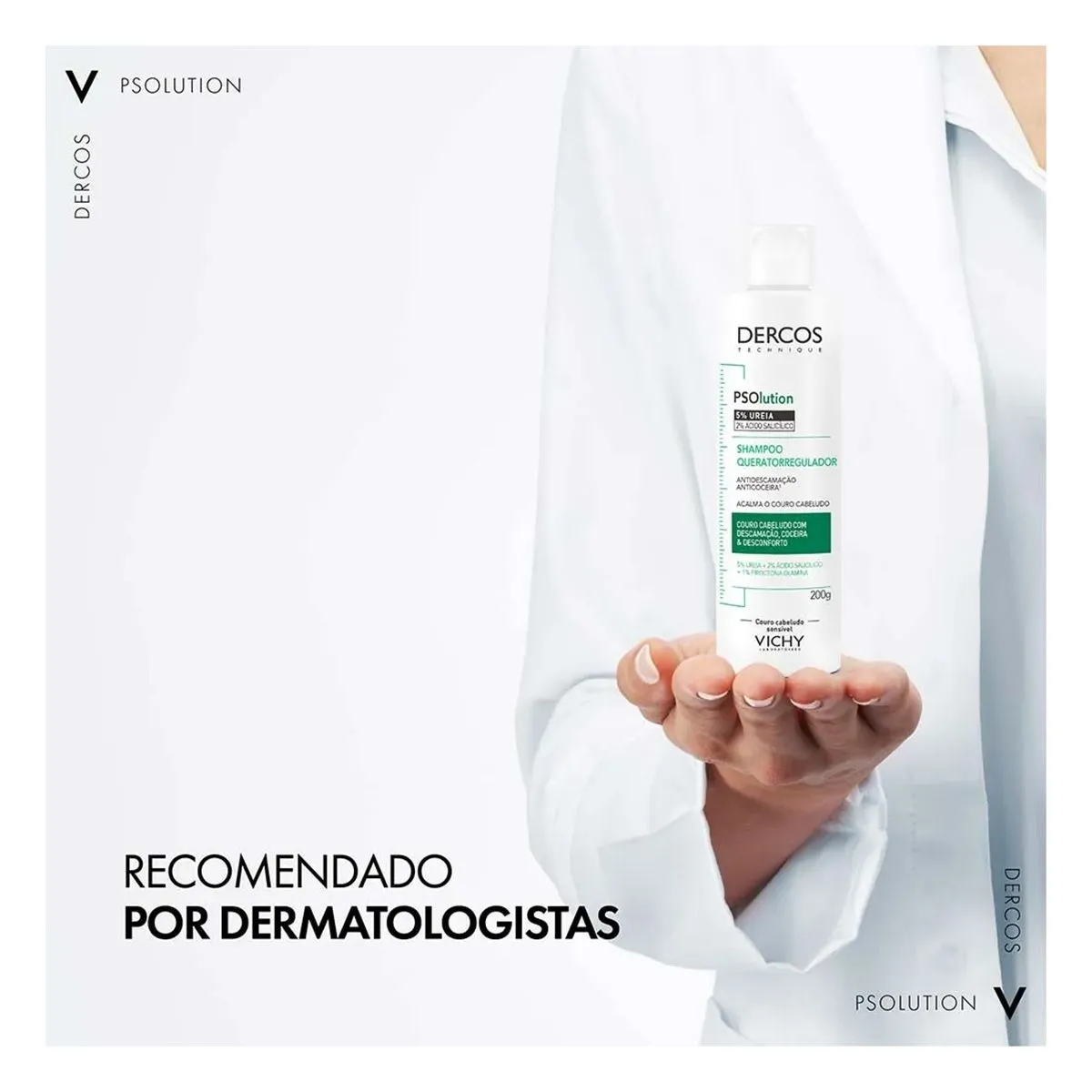 Shampoo Vichy Dercos PSOlution Queratorregulador 200g — foto 5