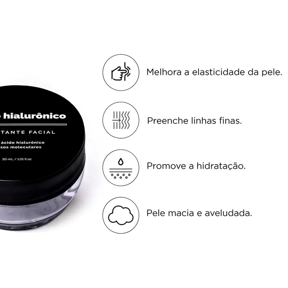 Simple Organic Hidratante Facial Acido Hialuronico 30ml — foto 3
