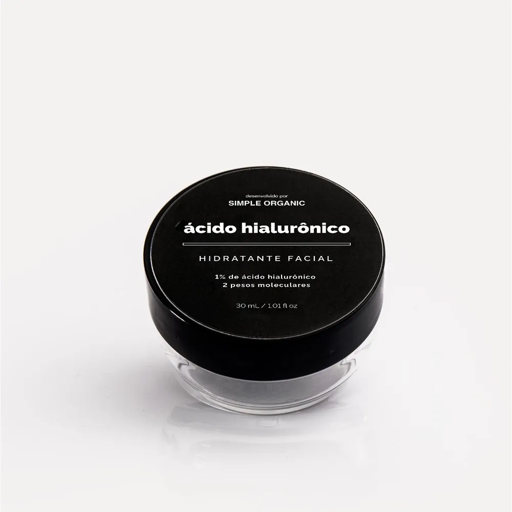 Simple Organic Hidratante Facial Acido Hialuronico 30ml