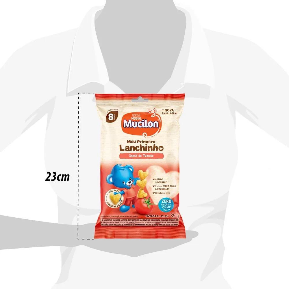 Snack Infantil Mucilon Meu Primeiro Lanchinho Sabor Tomate 35g — foto 4