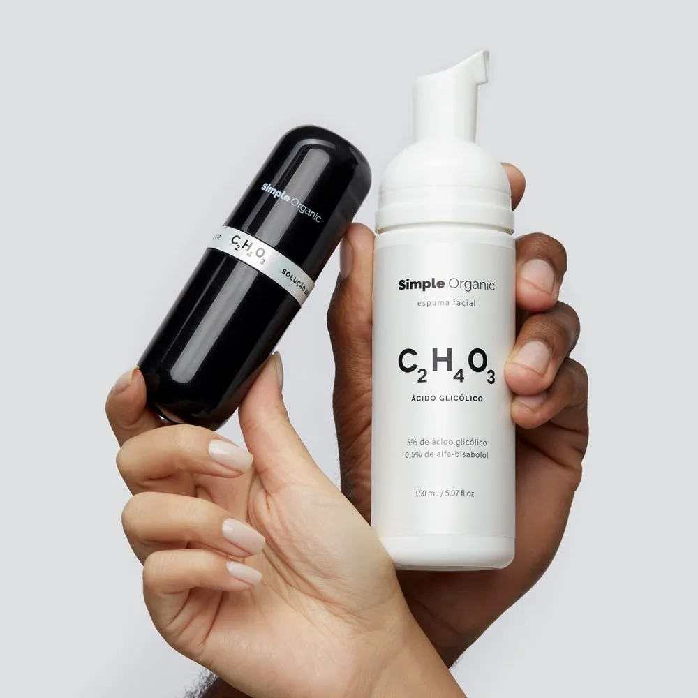 Solução Simple Organic Ácido Glicólico 8% 30ml — foto 4