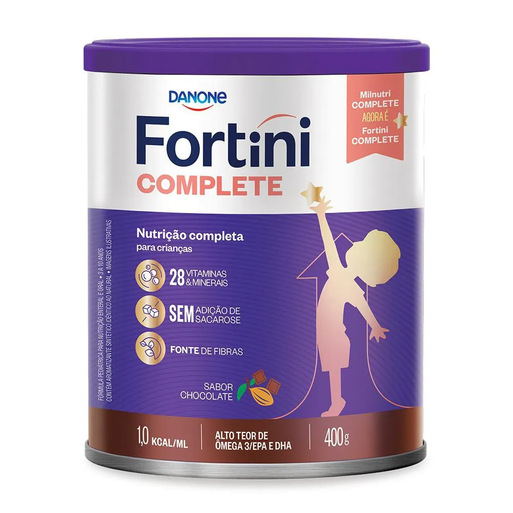 Suplemento Alimentar Infantil Fortini Complete Sabor Chocolate 400g