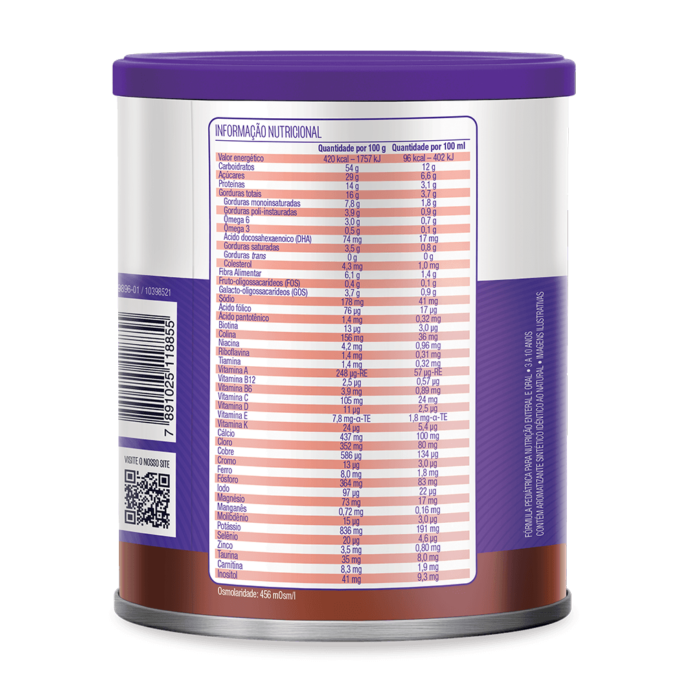 Suplemento Alimentar Infantil Fortini Complete Sabor Chocolate 800g — foto 3