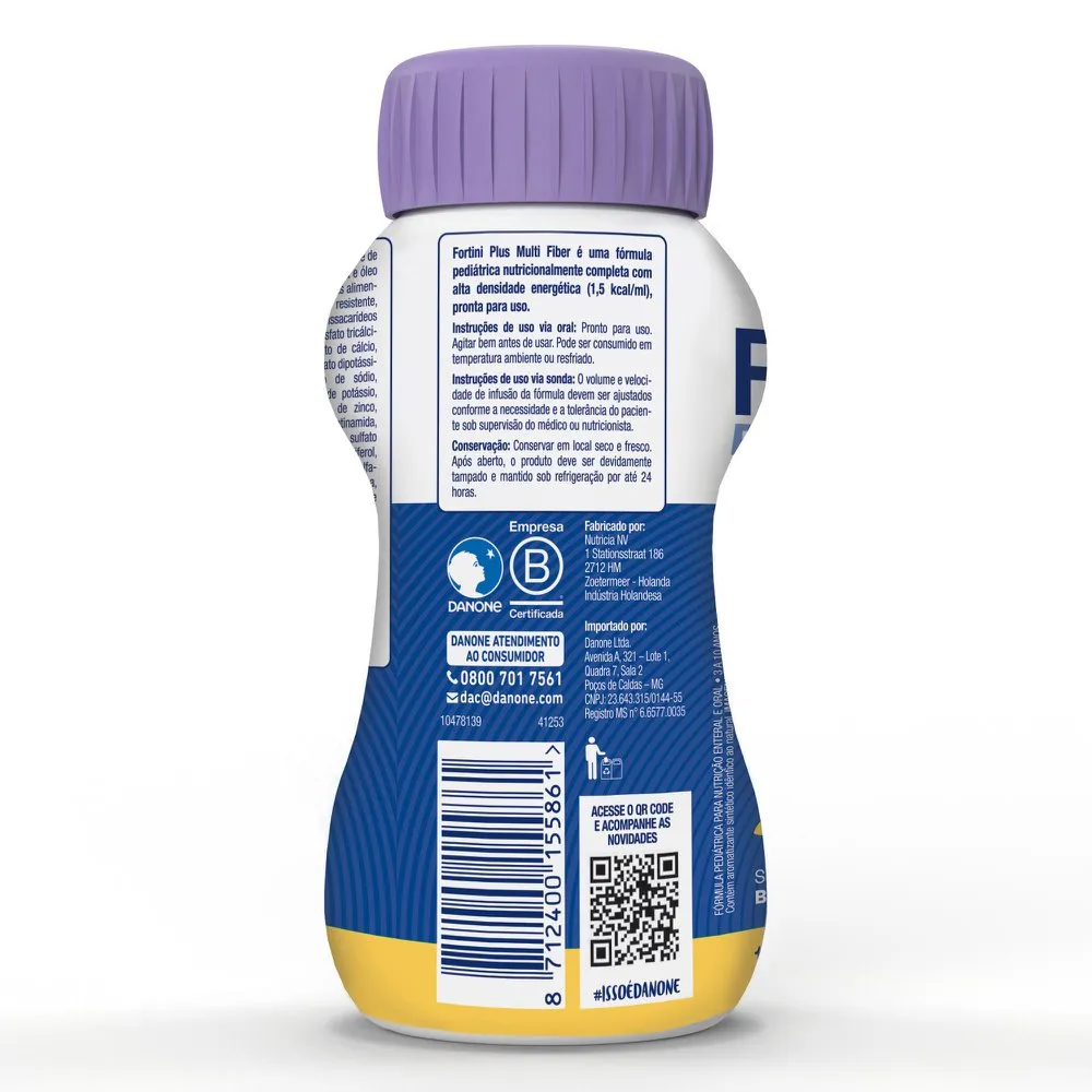 Suplemento Alimentar Infantil Fortini Multi Fiber Sabor Baunilha 200ml — foto 5