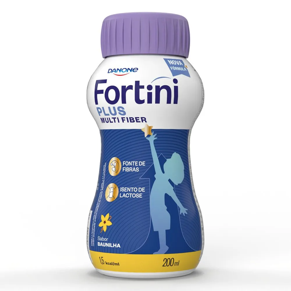 Suplemento Alimentar Infantil Fortini Multi Fiber Sabor Baunilha 200ml