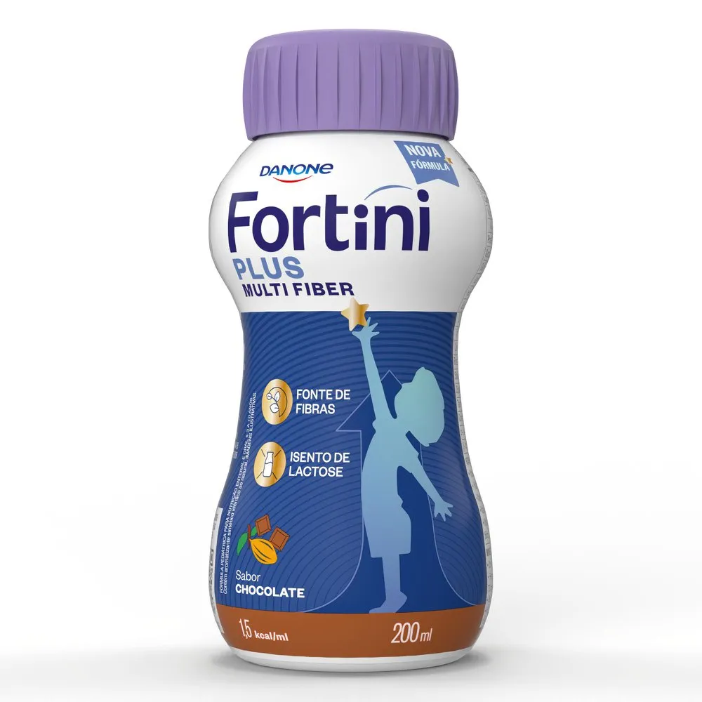 Suplemento Alimentar Infantil Fortini Multi Fiber Sabor Chocolate 200ml