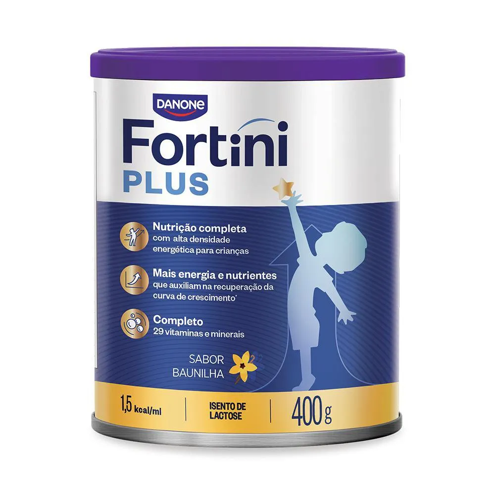 Suplemento Alimentar Infantil Fortini Plus Sabor Baunilha 400g — foto 2