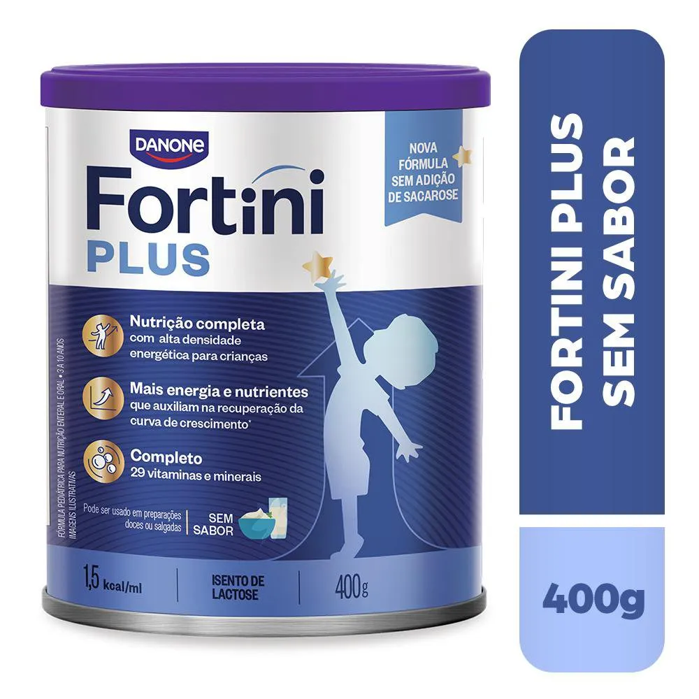 Suplemento Alimentar Infantil Fortini Plus Sabor Sem Sabor 400g