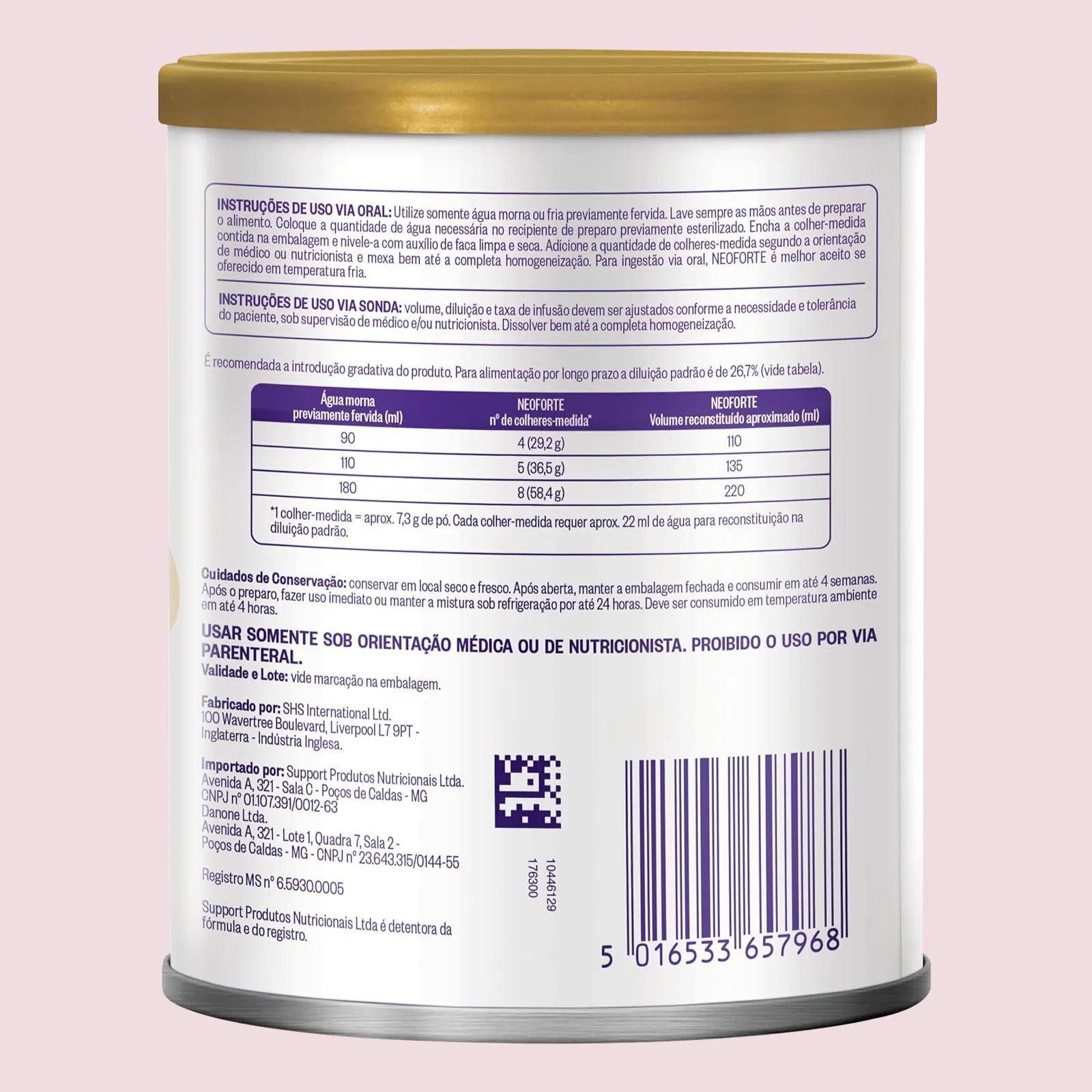 Suplemento Alimentar Infantil NeoForte Sabor Baunilha 400g — foto 10
