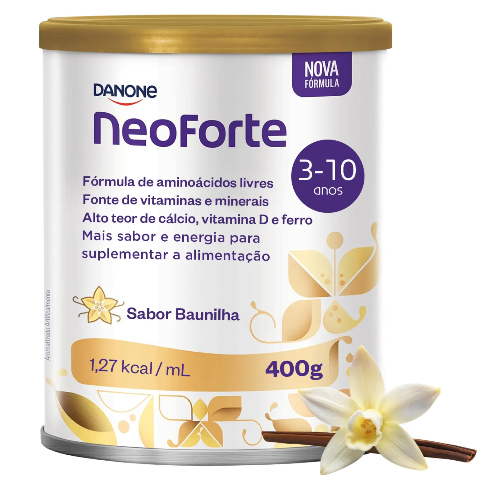 Suplemento Alimentar Infantil NeoForte Sabor Baunilha 400g