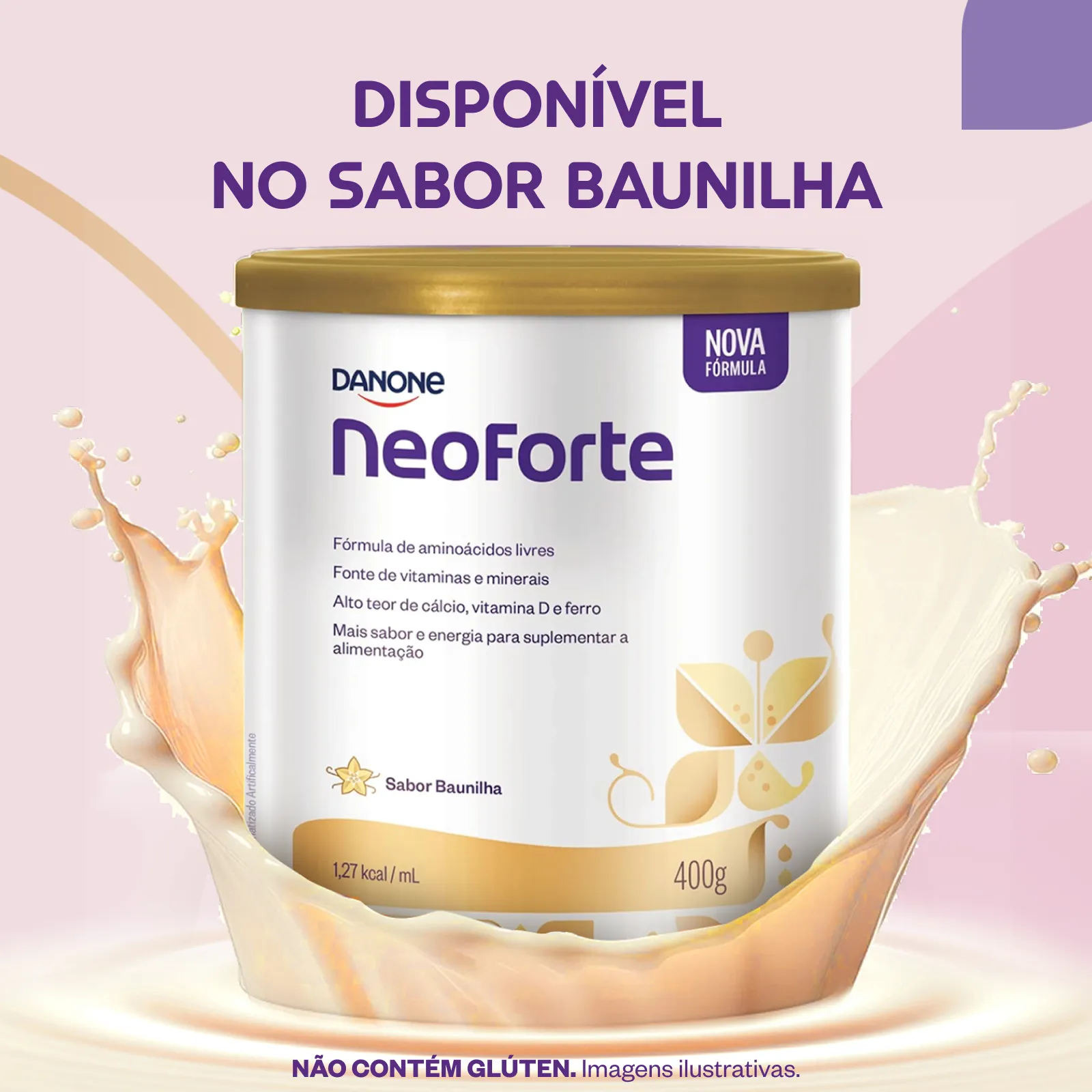 Suplemento Alimentar Infantil NeoForte Sabor Morango 400g — foto 8