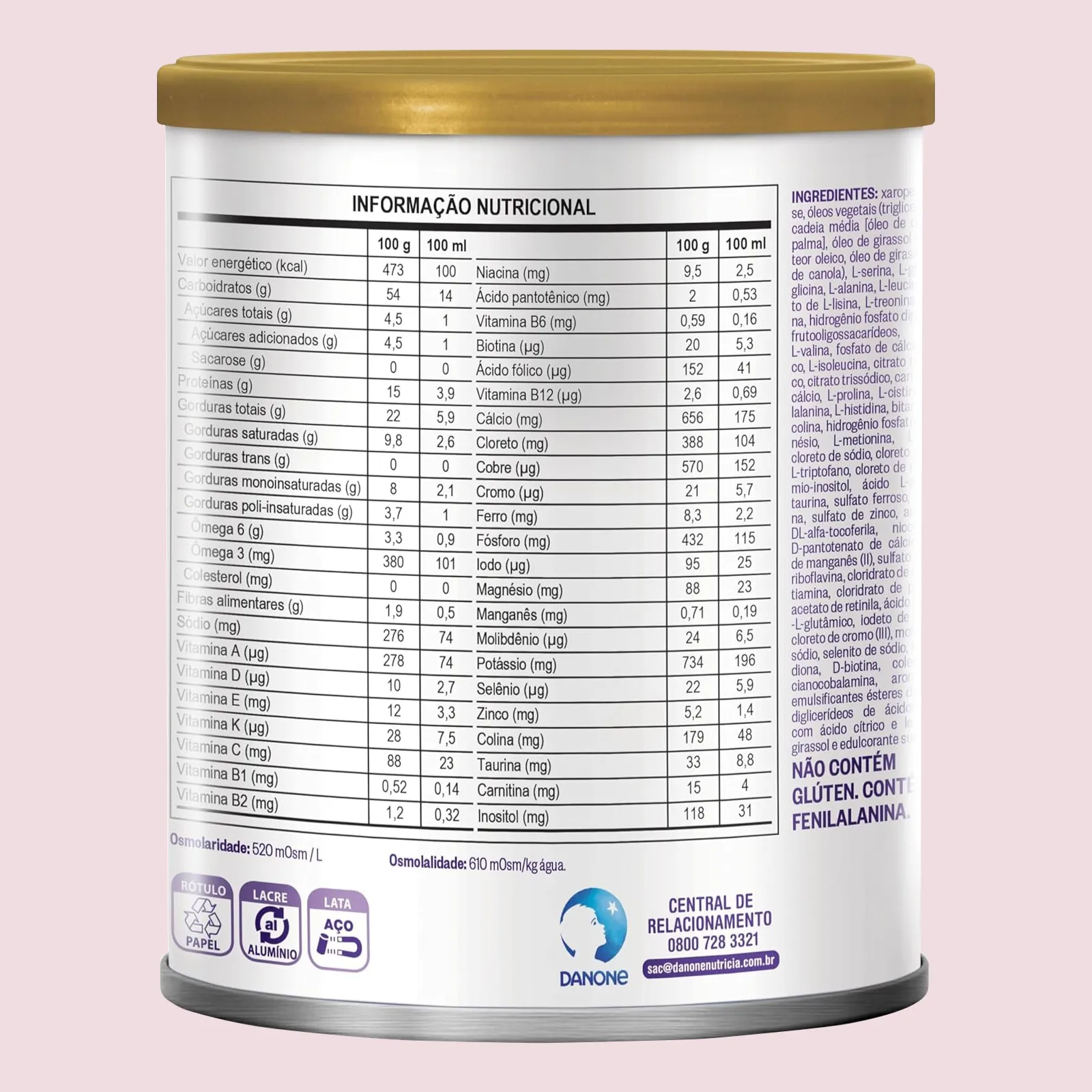 Suplemento Alimentar Infantil NeoForte Sabor Morango 400g — foto 10