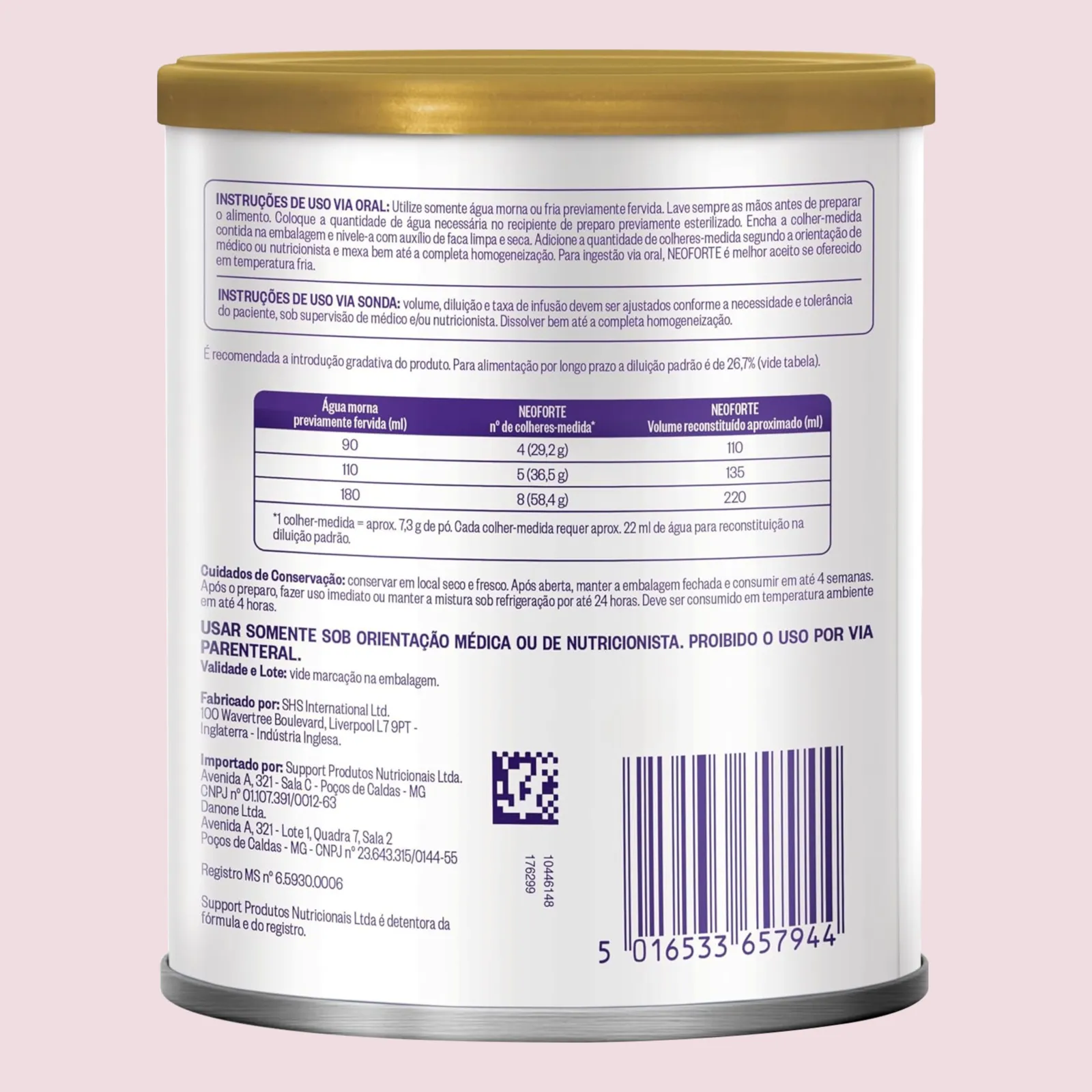 Suplemento Alimentar Infantil NeoForte Sabor Morango 400g — foto 9
