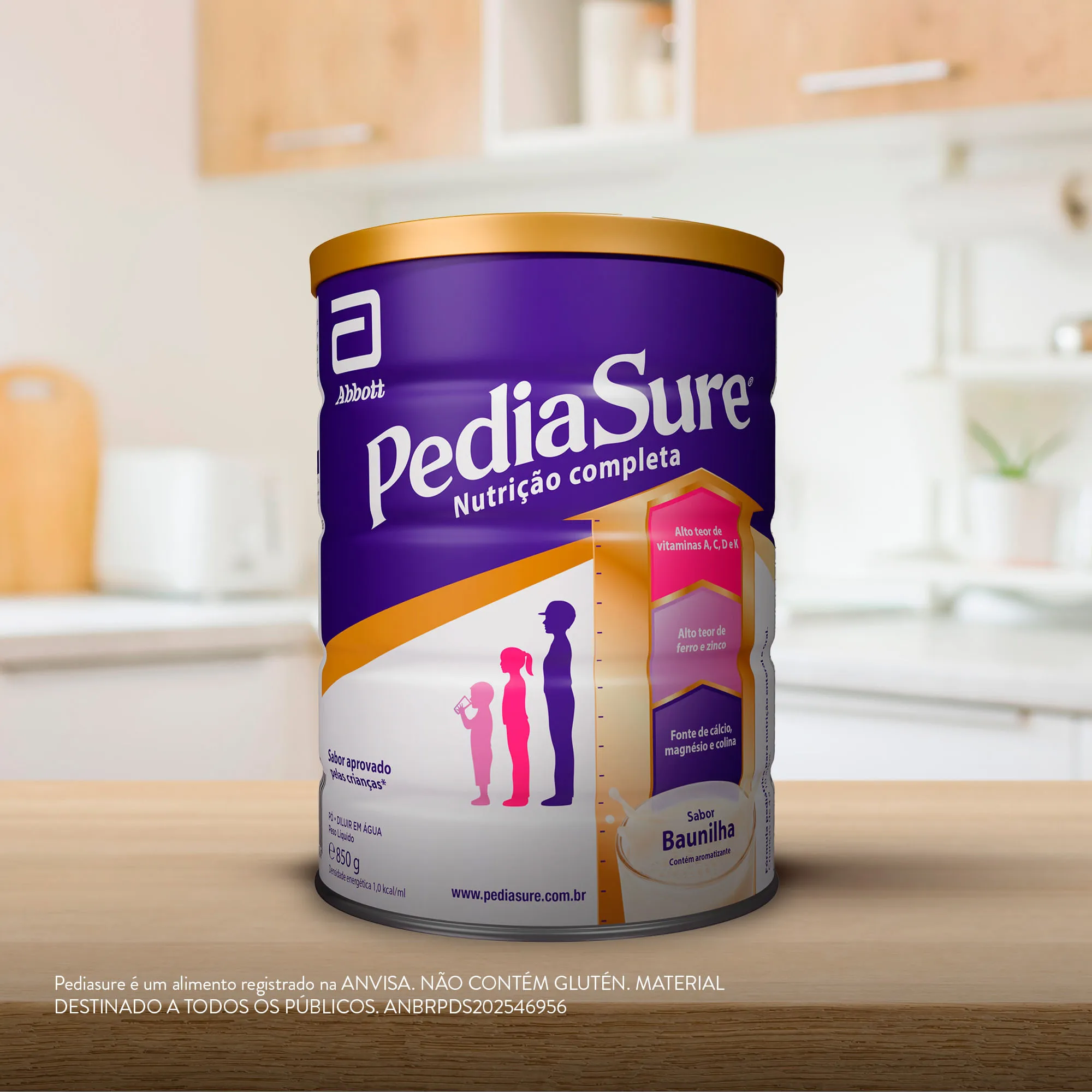 Suplemento Alimentar Infantil Pediasure Complete Sabor Baunilha +4 Anos 850g — foto 5