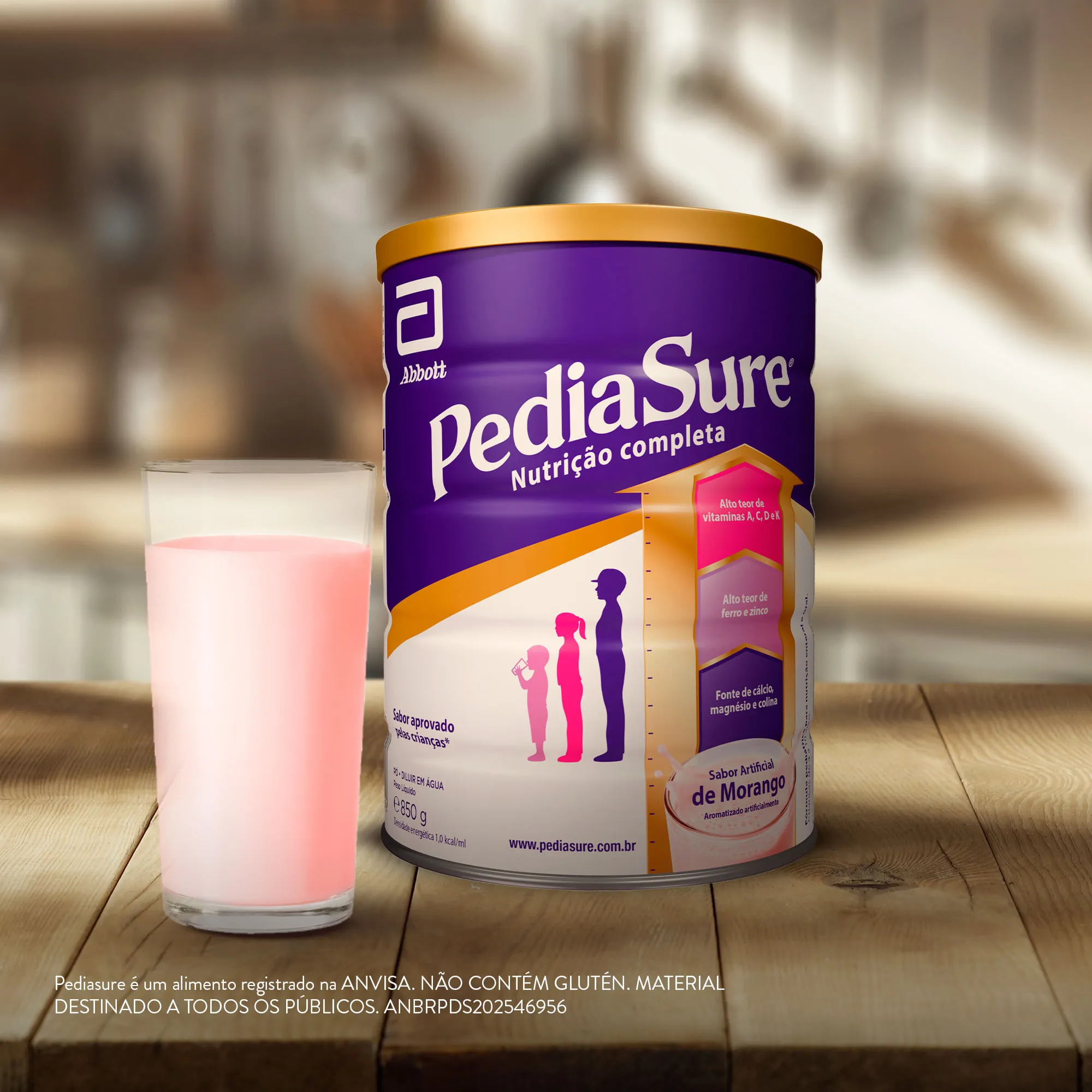 Suplemento Alimentar Infantil PediaSure Complete Sabor Chocolate +4 anos 850g — foto 4