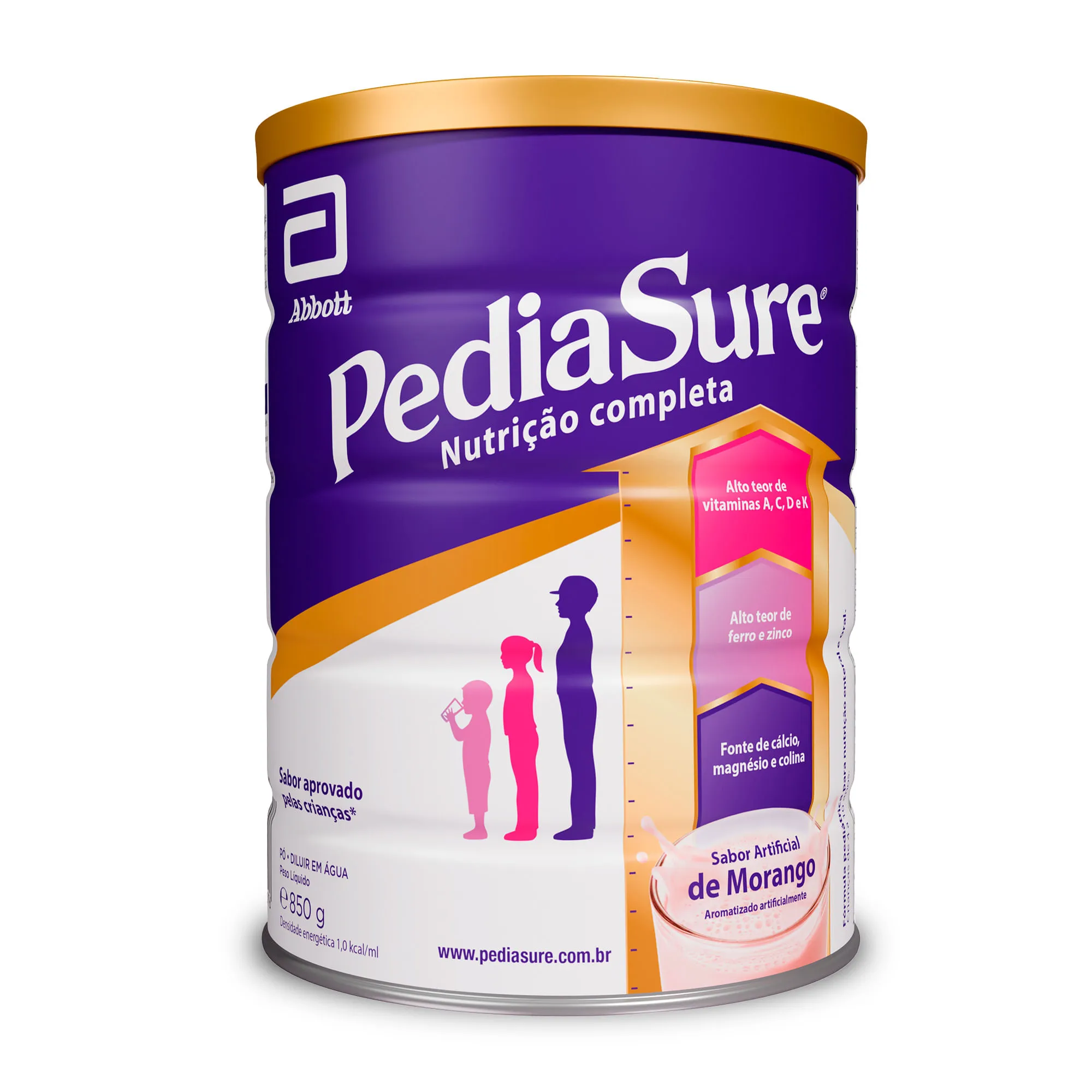 Suplemento Alimentar Infantil PediaSure Complete Sabor Chocolate +4 anos 850g — foto 2