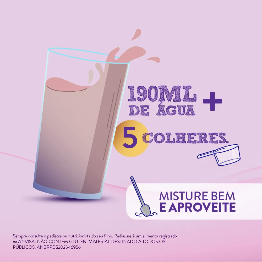 Suplemento Alimentar Infantil Pediasure Complete Sabor Morango +1 Ano 400g — foto 4
