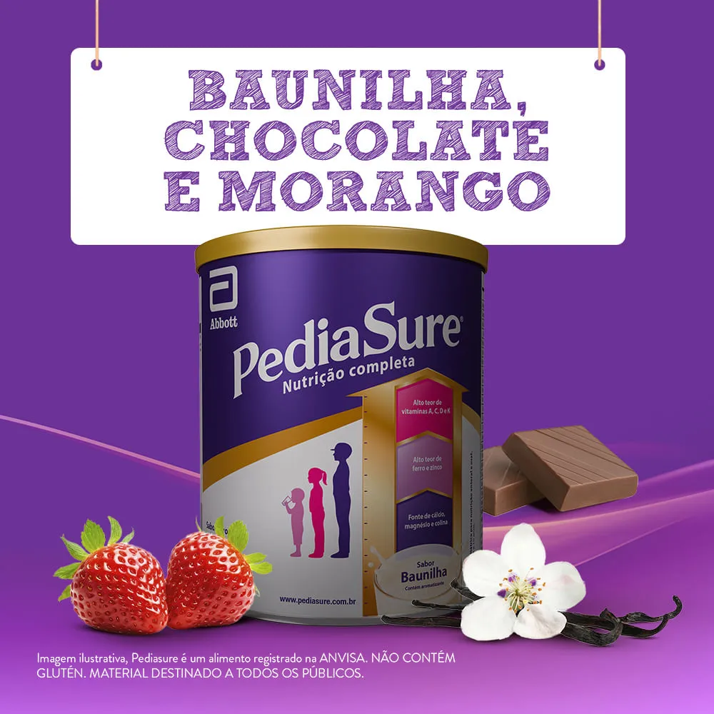 Suplemento Alimentar Infantil Pediasure Sabor Baunilha +4 anos 400g — foto 8