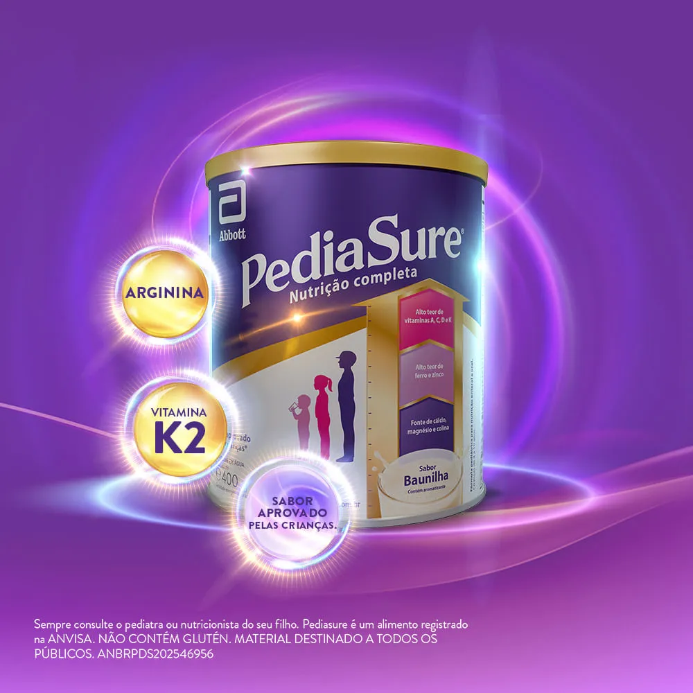 Suplemento Alimentar Infantil Pediasure Sabor Baunilha +4 anos 400g — foto 5