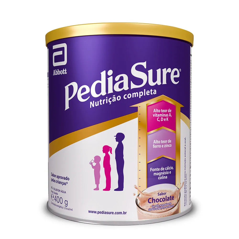Suplemento Alimentar Infantil Pediasure Sabor Chocolate +4 Anos 400g — foto 2