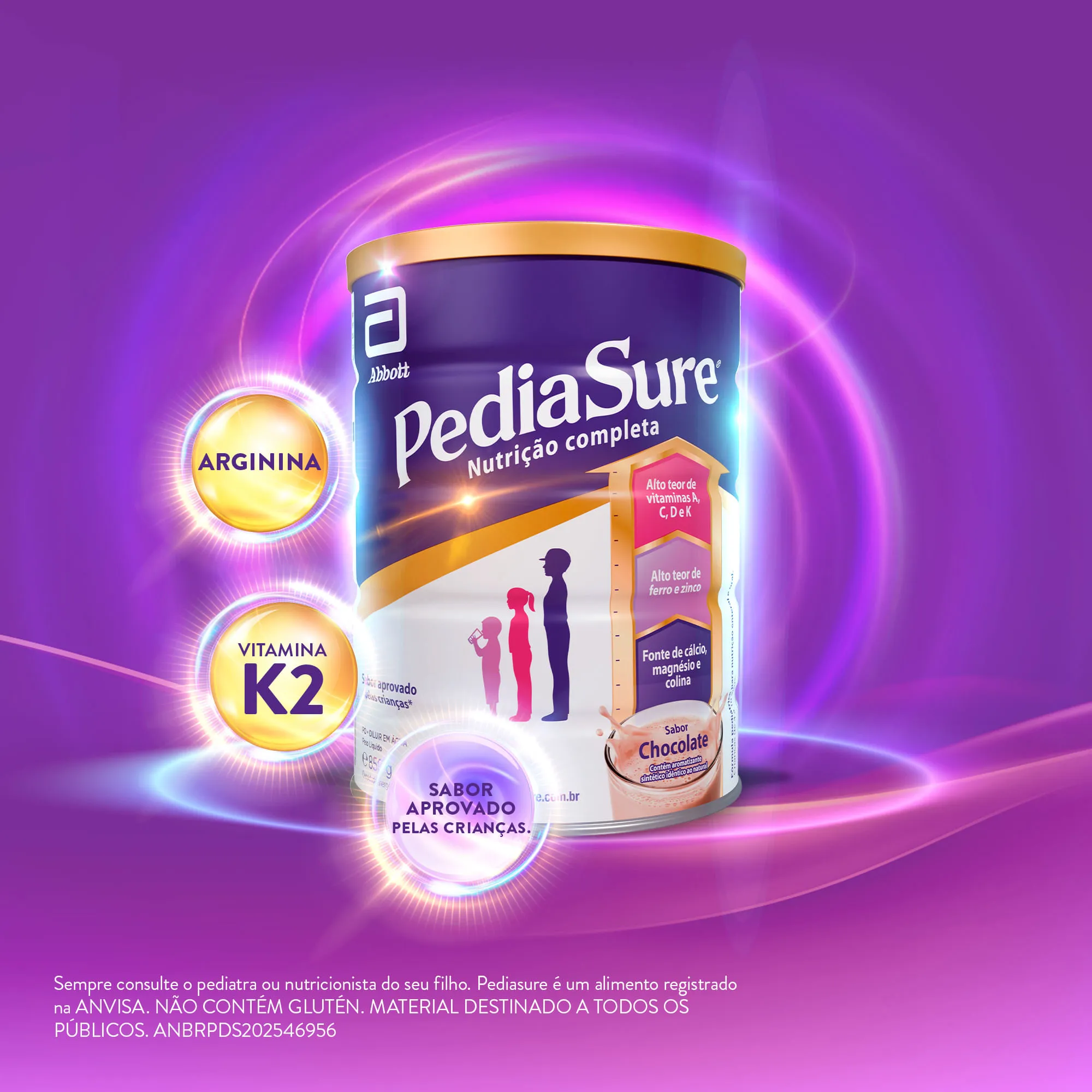 Suplemento Alimentar Infantil PediaSure Sabor Morango +4 anos 850g — foto 7
