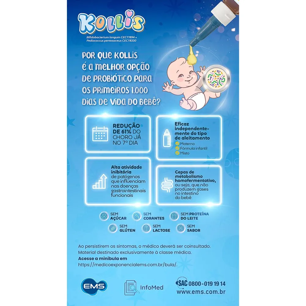 Suplemento Alimentar Pediátrico Kollis Gotas 8Ml — foto 2