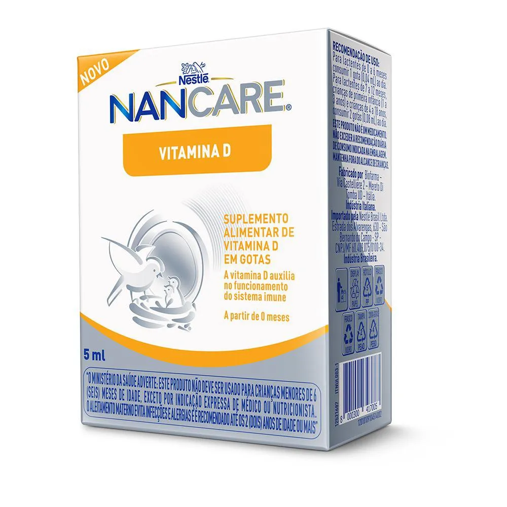 Suplemento Pediátrico NANCARE Vitamina D 5ml — foto 3