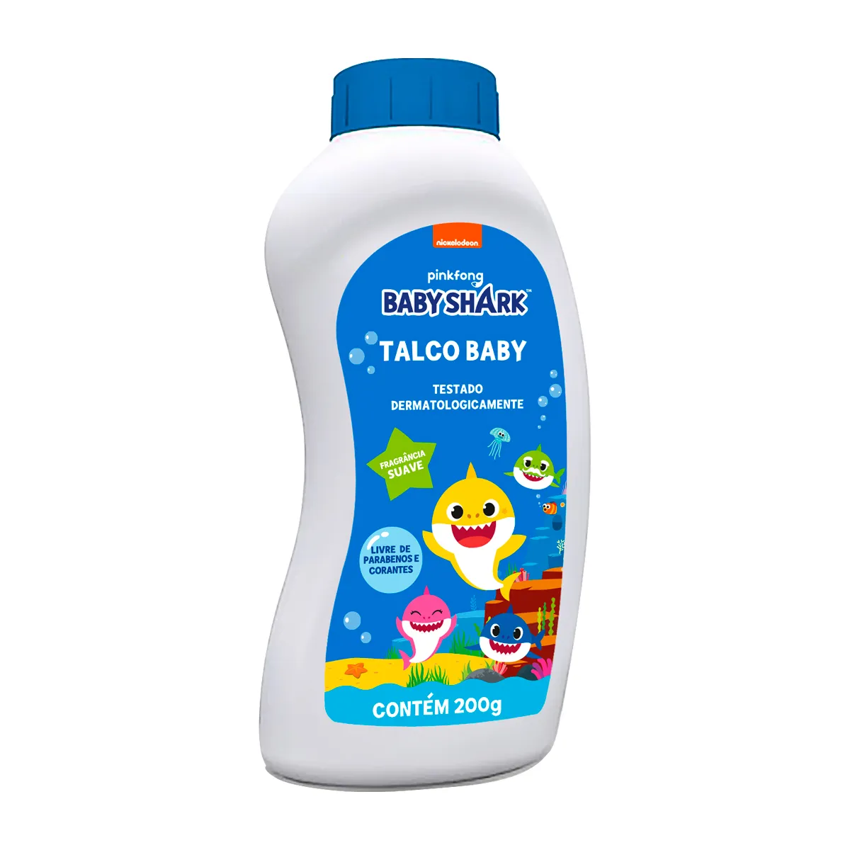 Talco Infantil Cremer Baby Shark 200g