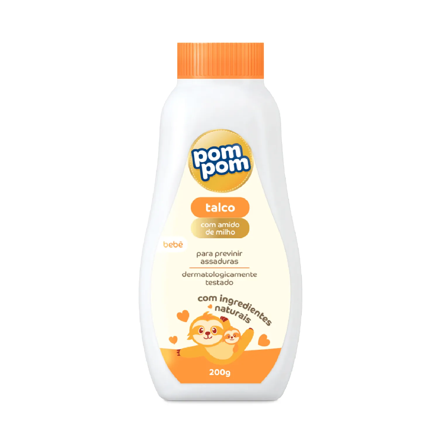 Talco Infantil Pom Pom 200g