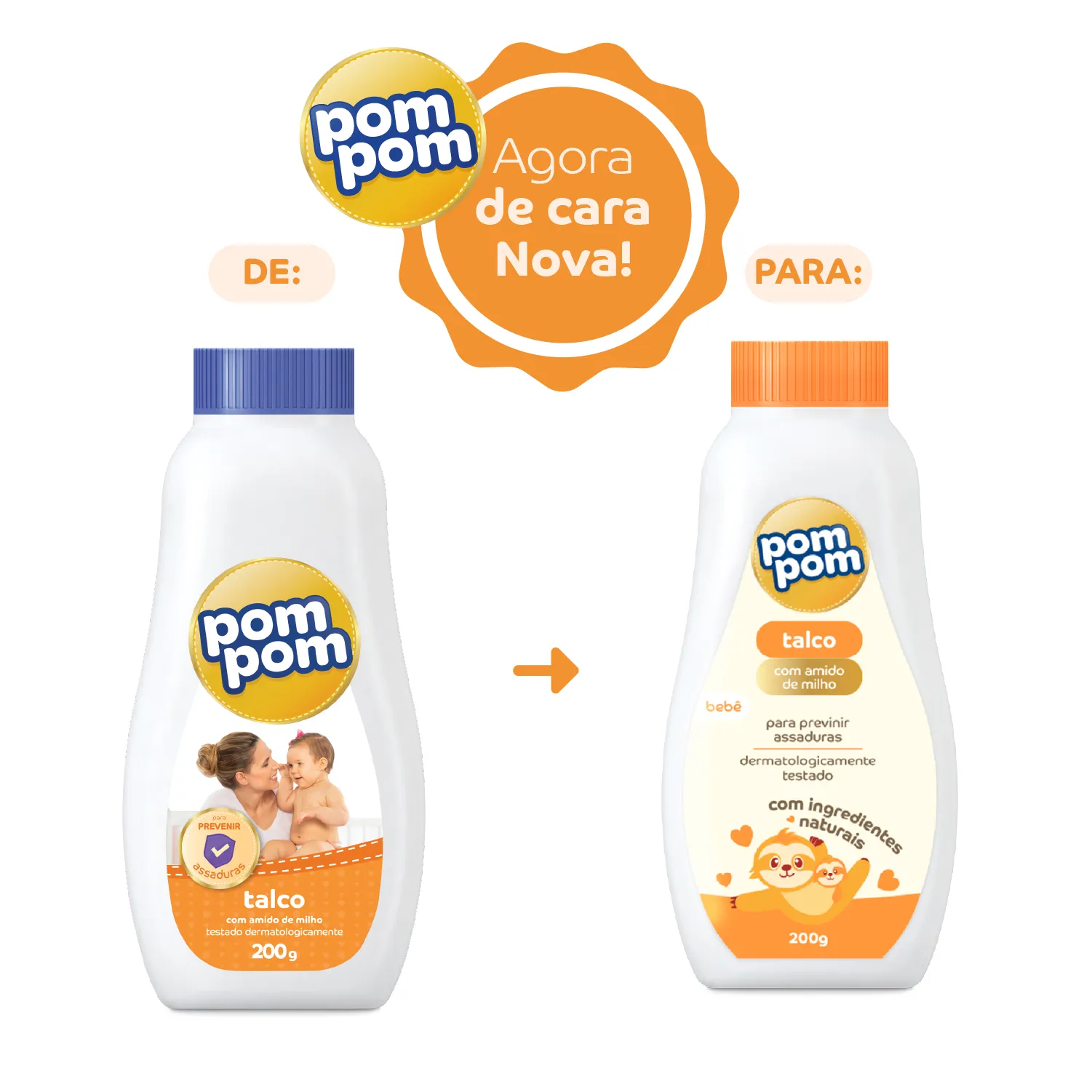 Talco Infantil Pom Pom 200g — foto 3