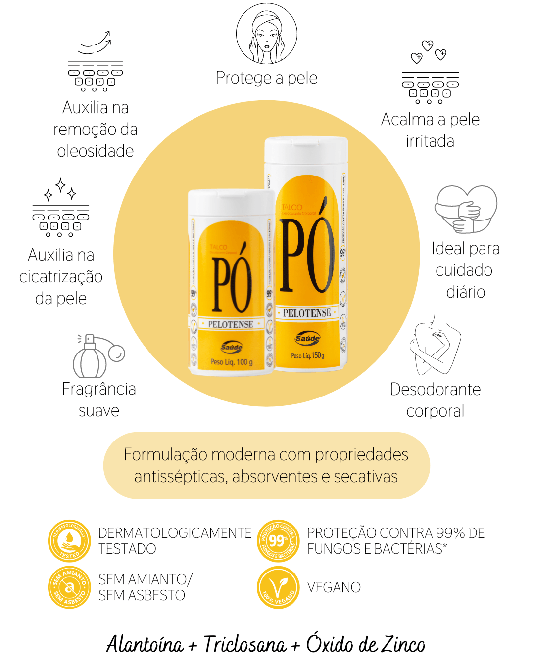 Talco Pó Pelotense 100g — foto 2