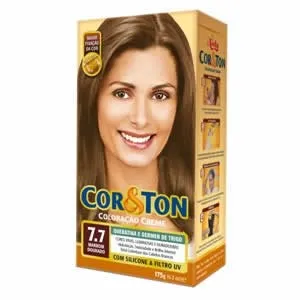 Tintura Cor&ton Marrom Dourado 7.7 Com 50g