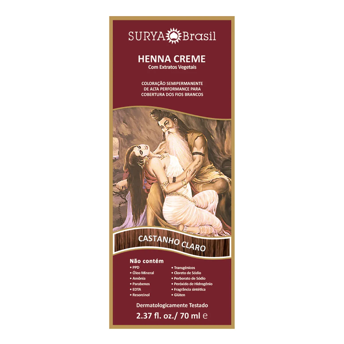 Tintura Henna Surya Castanho Claro 70ml