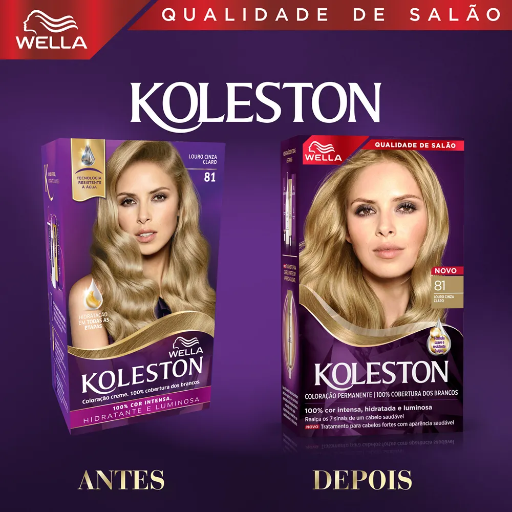 Tintura Koleston louro cinza claro 81 — foto 2