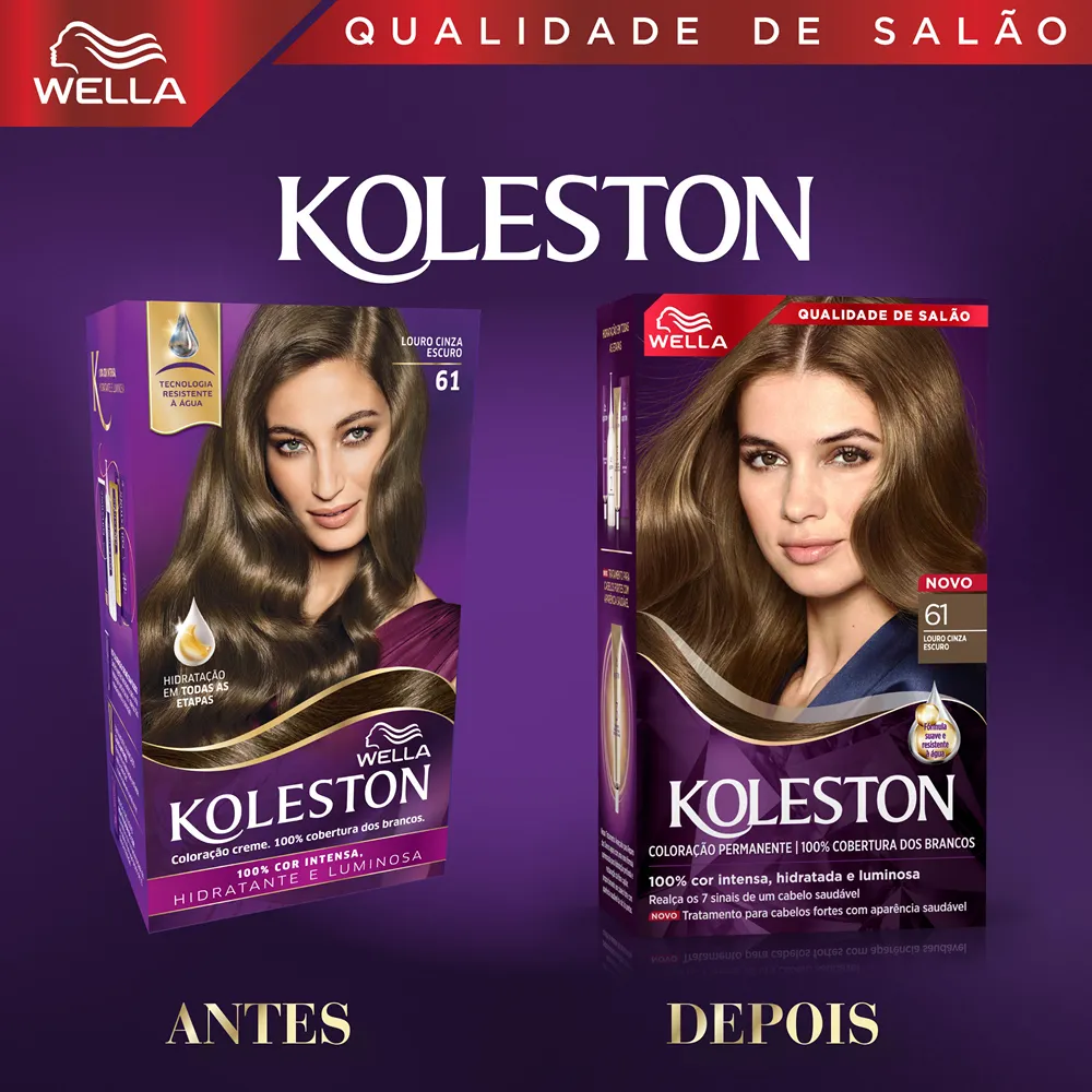 Tintura Koleston Louro Cinza Escuro 61 — foto 2