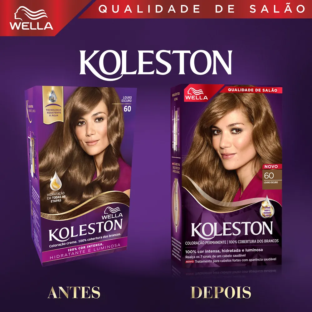 Tintura Koleston louro escuro 60 — foto 2
