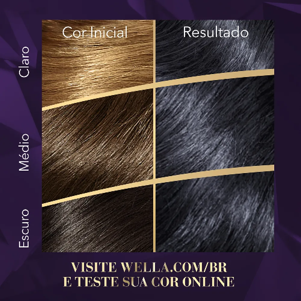 Tintura Koleston Preto Azulado 28 — foto 4