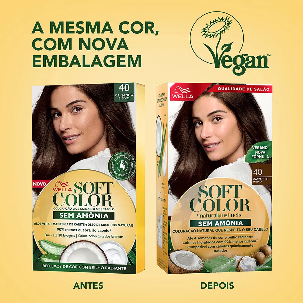Tintura Soft Color Castanho Médio 40 — foto 8