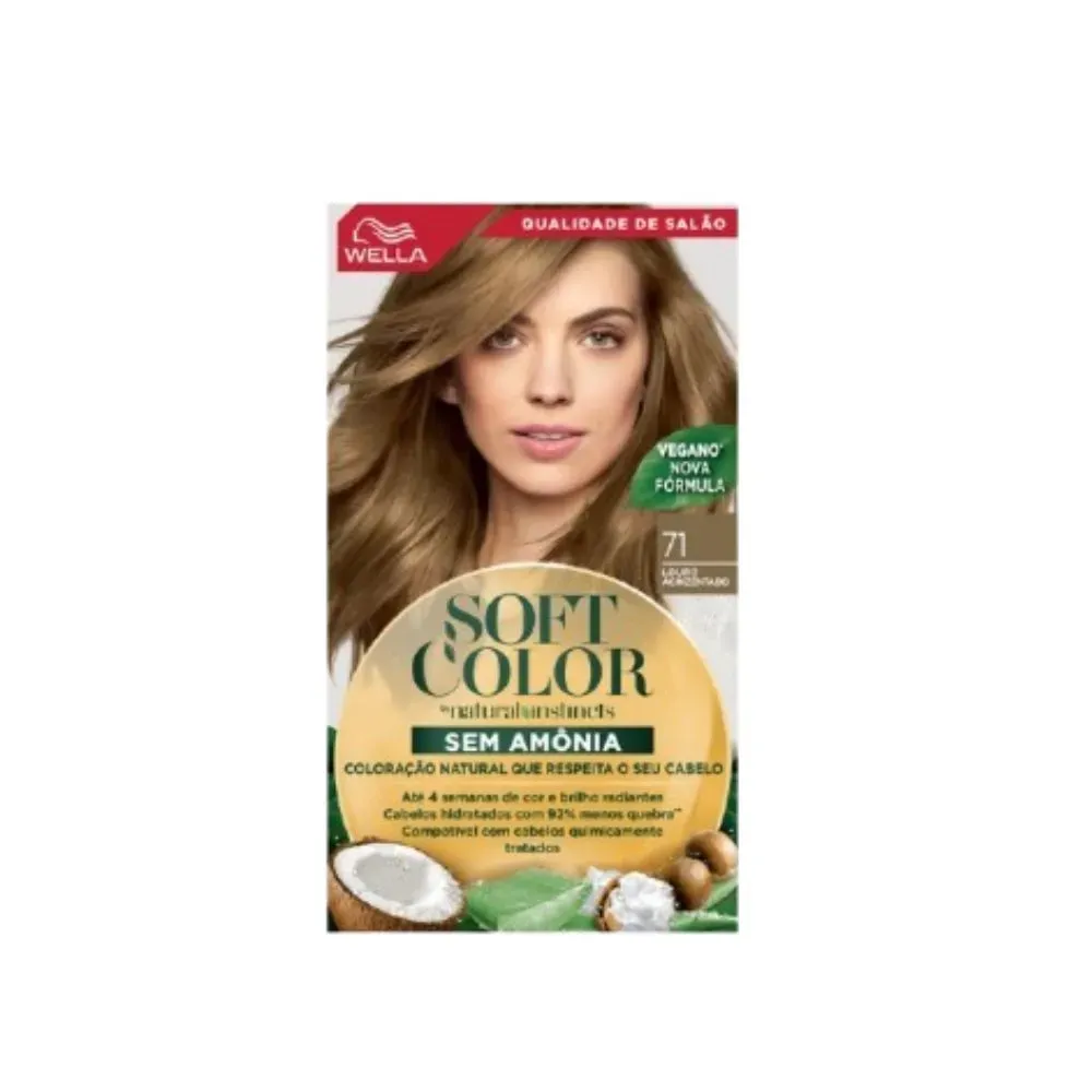 Tintura Soft color louro acinzentado 71