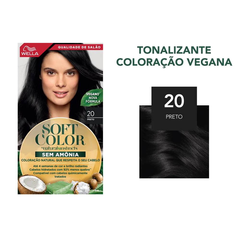 Tintura Soft Color Preto 20 — foto 2
