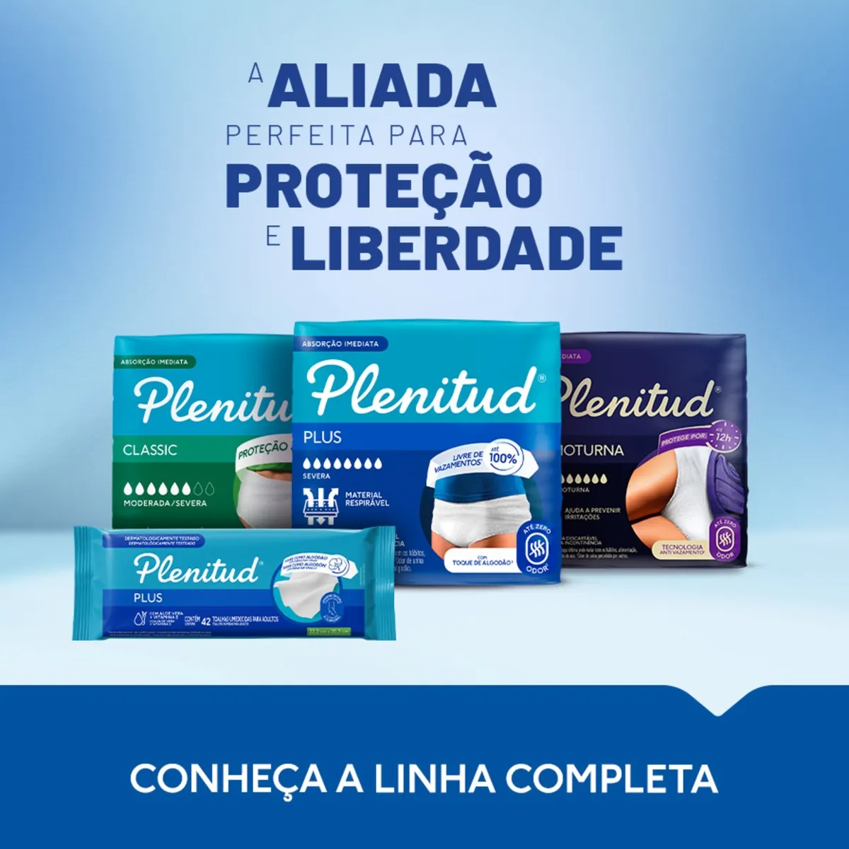 Toalha Umedecida Plenitud para Cuidado Adulto - 42 un — foto 6