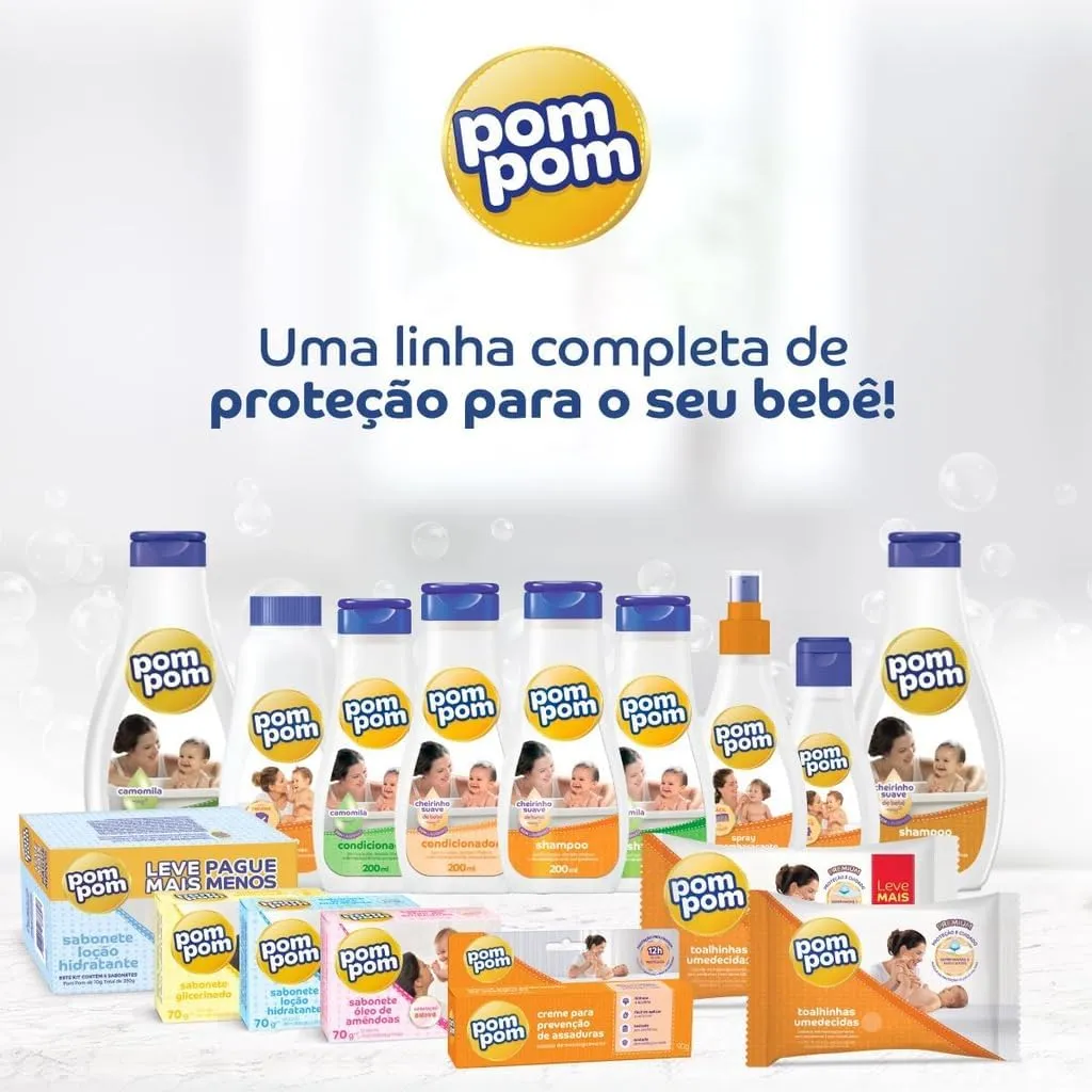 Toalhas Umedecidas Pom Pom Suave 96 Unidades — foto 3