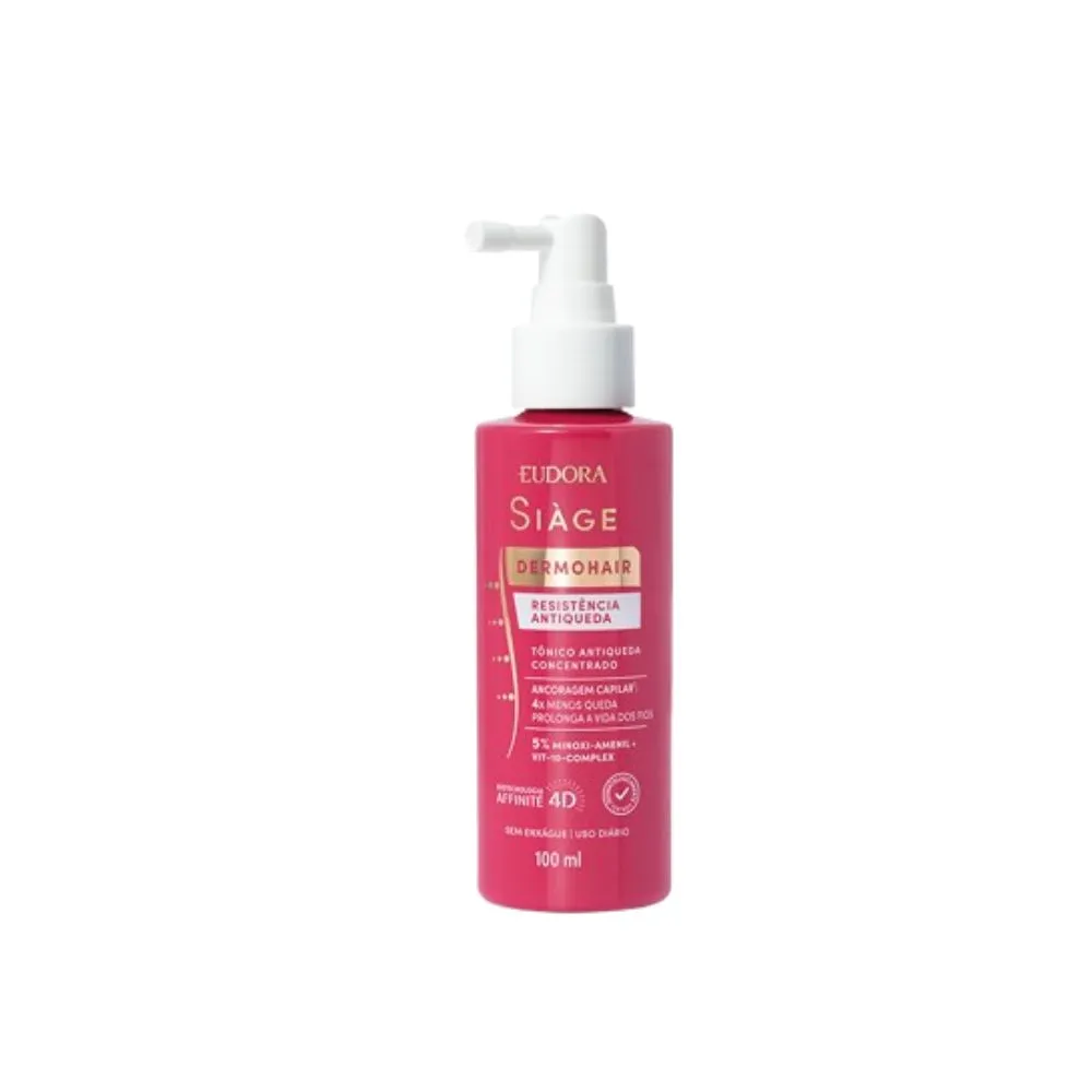 Tônico Capilar Eudora Siàge DermoHair Resistência Antiqueda Concentrado 100ml